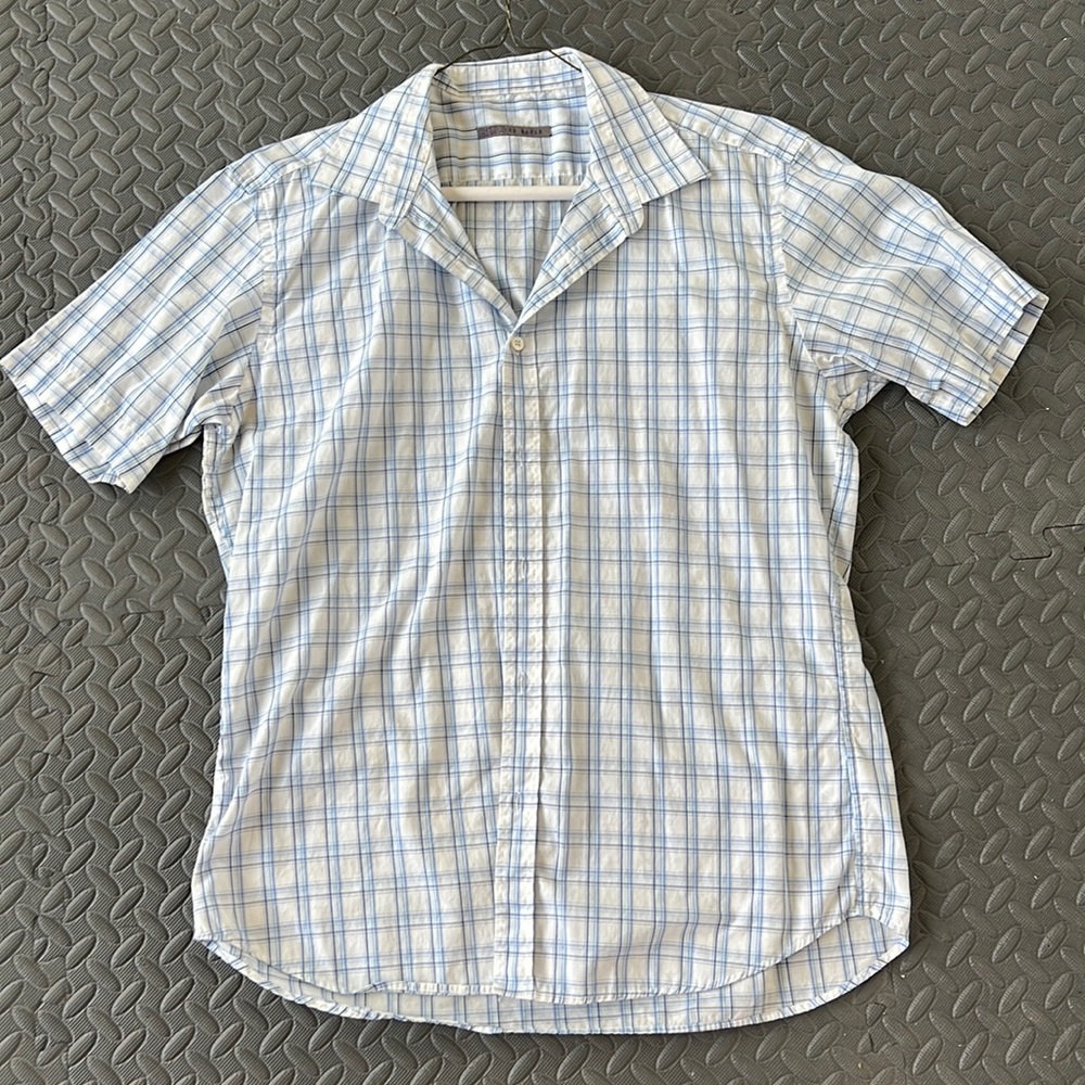 Ted Baker Short Sleeved Checkered Shirt